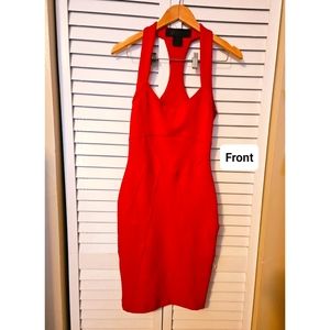 Red Kardashian Spandex Dress
